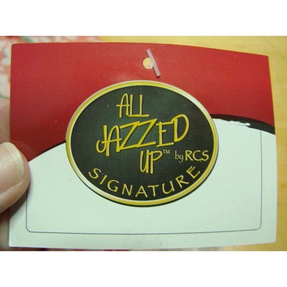 Cherry Floral Printed Lace Shrug Cover Up Lace Hem Women OSFM NWT All Jazzed Up - Picture 5 of 6